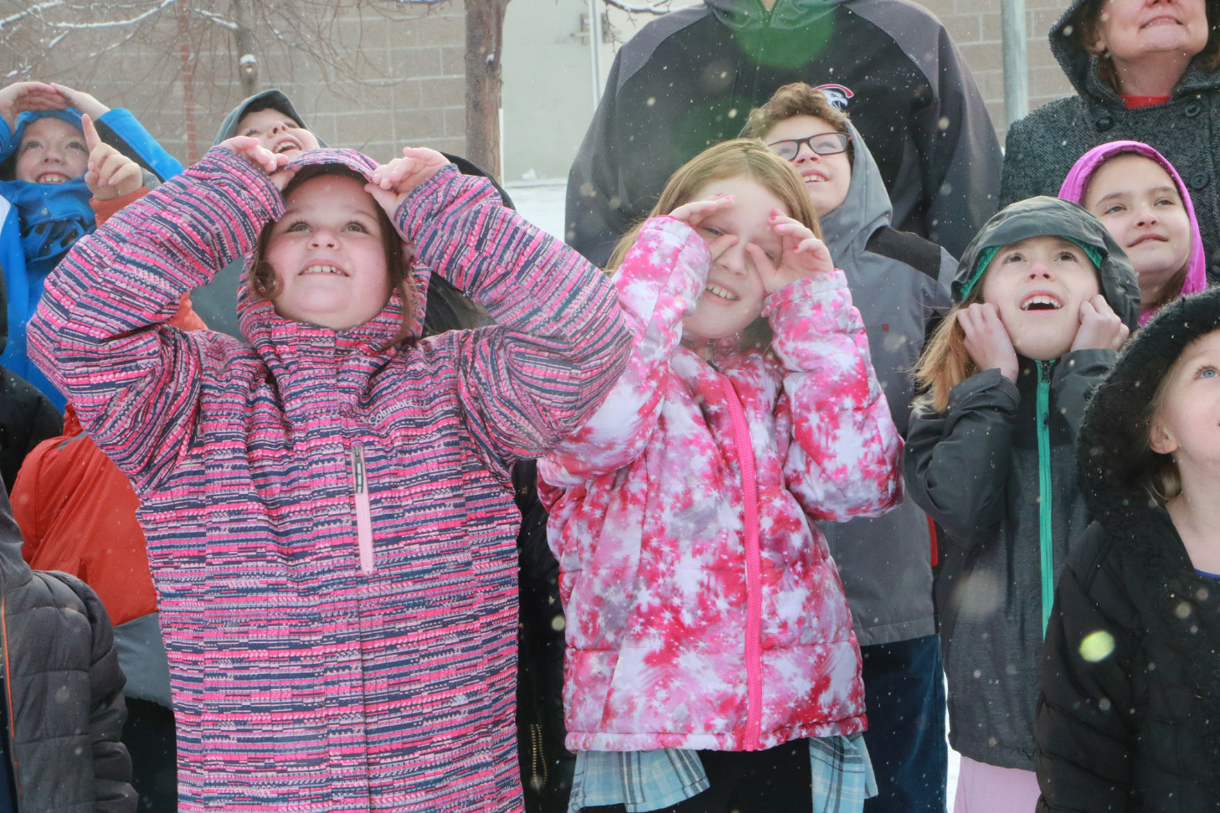 PHOTOS: Weather balloon launch at Lincoln Elementary